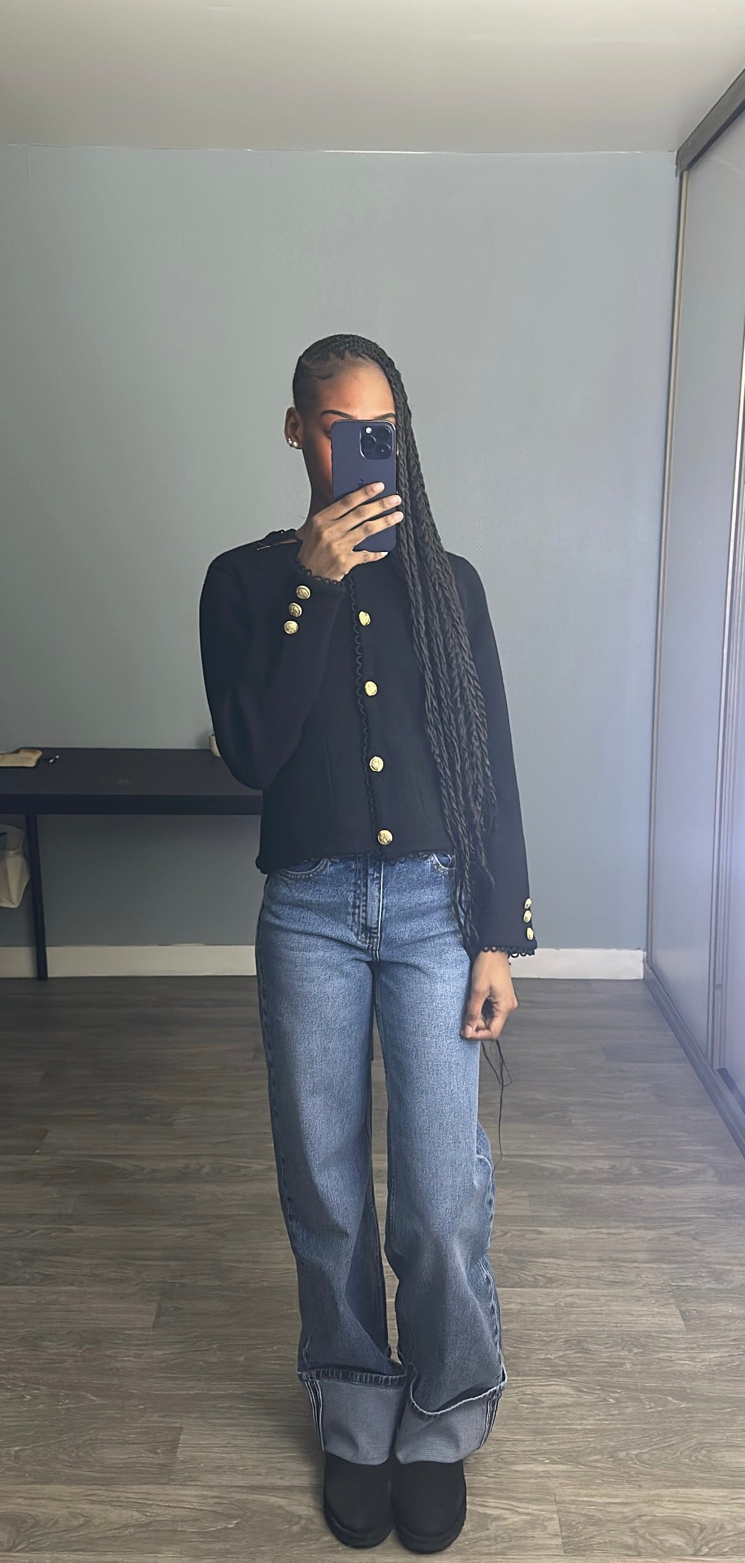 Jean retroussé Sophie